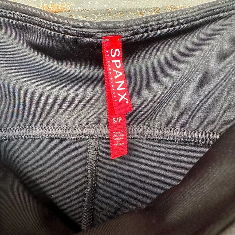 Spanx Faux Leather Leggings Black Sz S NWOT - Picture 7 of 13